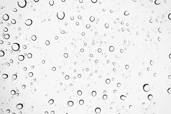 Water Drops Background Water Drops Glass Window Blue Sky — Stock Photo, Image