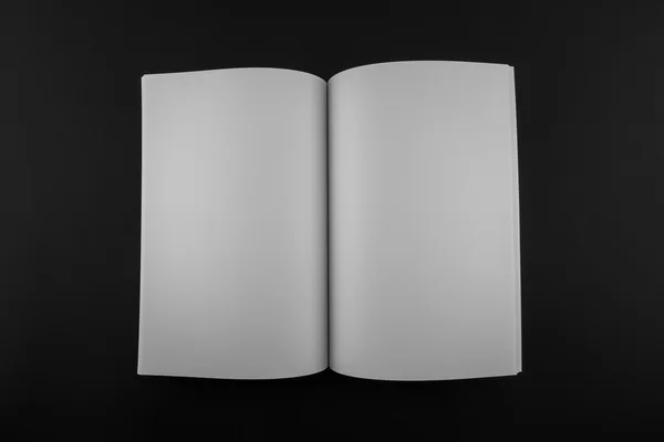 Catálogo Blanco Revista Plantilla Libro Con Sombras Suaves Listo Para — Foto de Stock