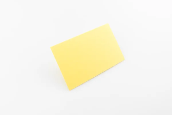 柔らかい影を持つ空白の名刺 — ストック写真