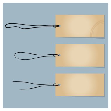 Boş vintage stil satış etiketleri tasarım şablonu. Vektör illüstrasyonu.