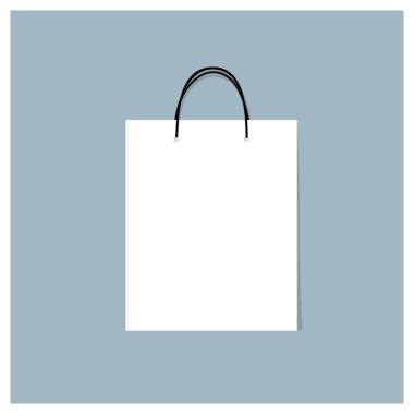 Alışveriş çantası. vektör illüstrasyonu.