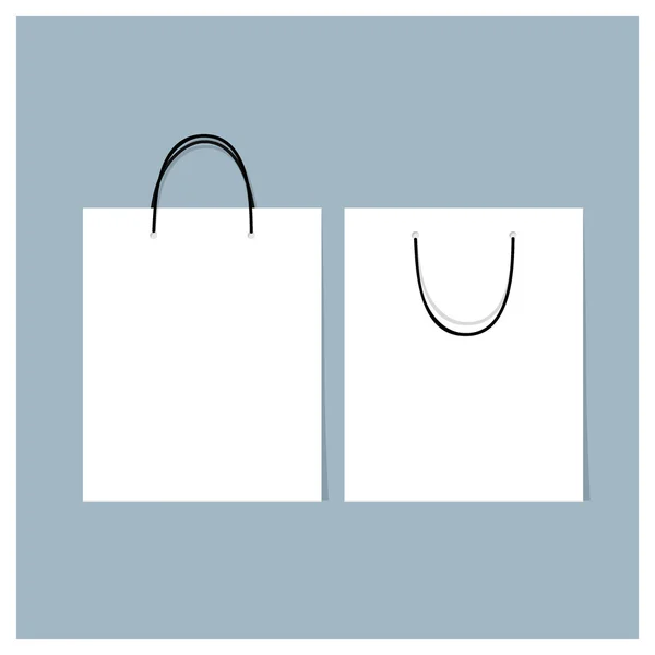 Bolsas Compras Papel Ilustración Vectorial — Vector de stock