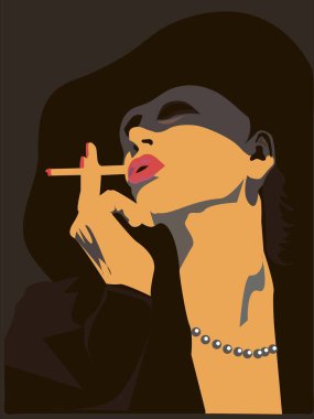    Deniz ürünleri, balık, limon, zeytin ve kahverengi ahşap bir zemin üzerine beyaz tebeşirle çizilmiş bir olta.