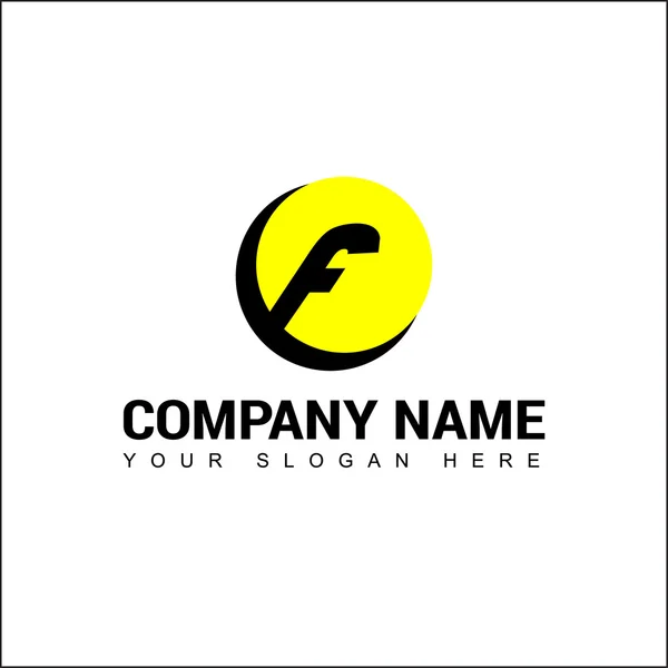 Identidade de branding alfabética moderna Design de logotipo do vetor corporativo em um fundo branco . — Vetor de Stock