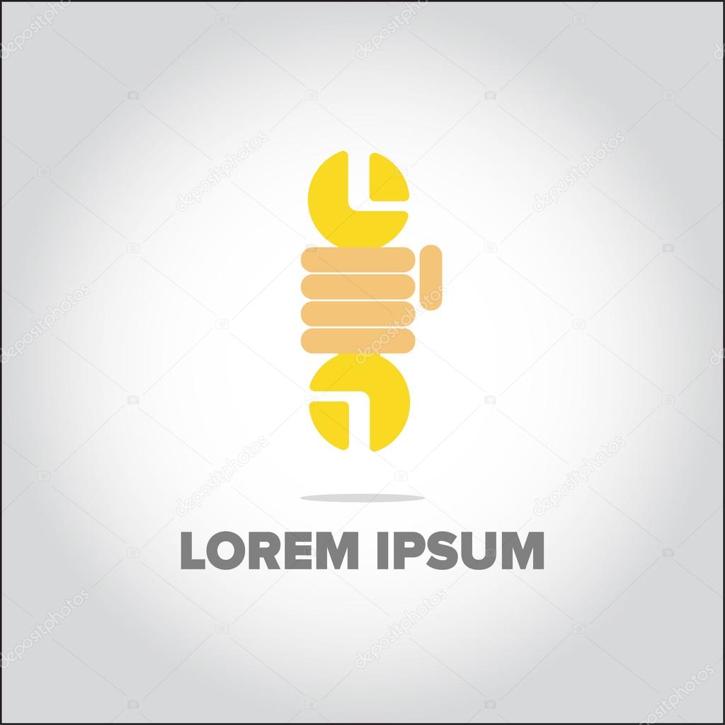 Repair design,logo template,clean vector