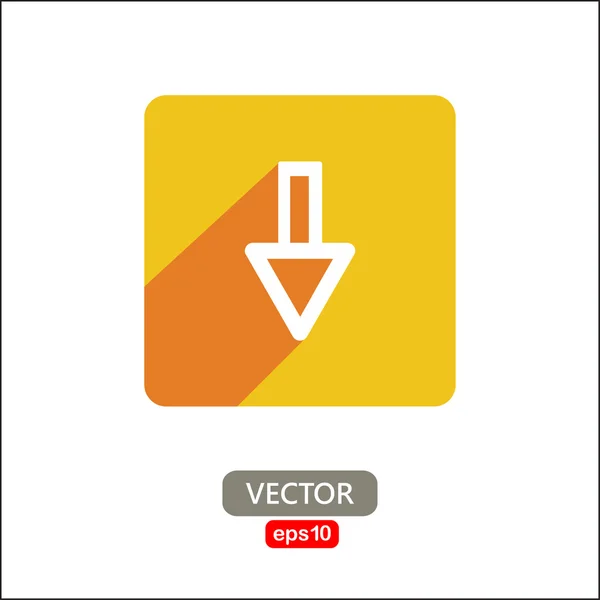 Freccia dell'icona direzionale vettoriale — Vettoriale Stock