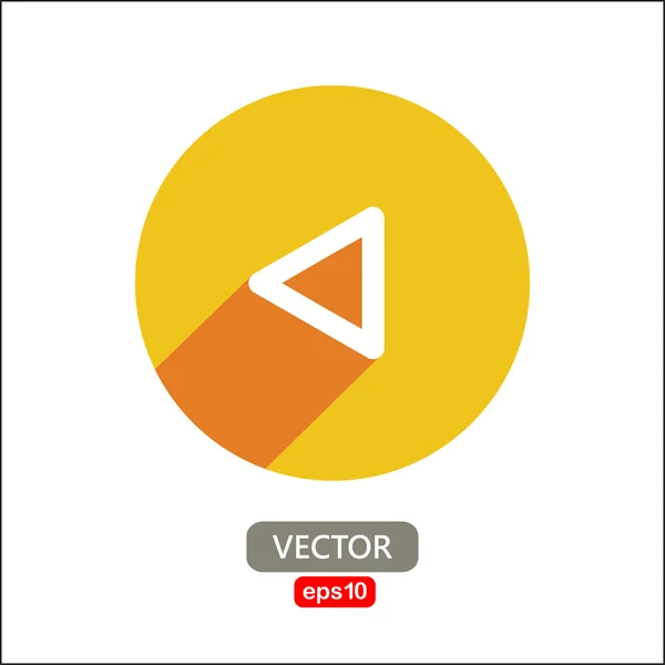 Vector flecha icono direccional — Vector de stock