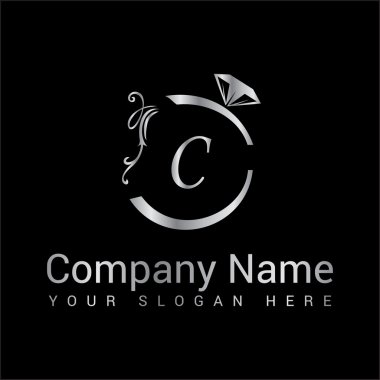 B modern ve şık alfabetik logo tasarım vektör.