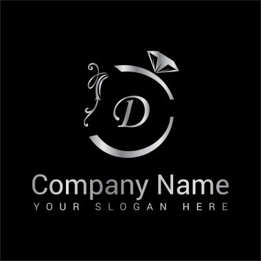 B modern ve şık alfabetik logo tasarım vektör.