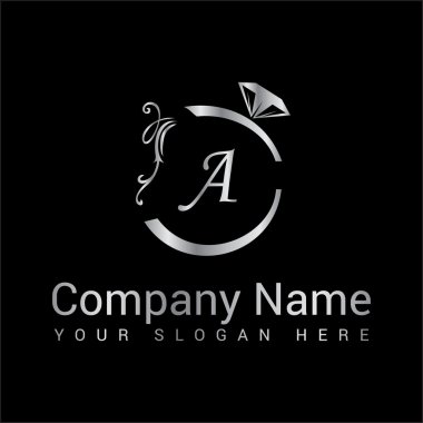 B modern ve şık alfabetik logo tasarım vektör.