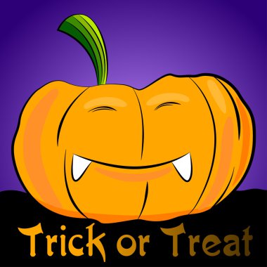 Cadılar Bayramı Balkabağı cartoon.