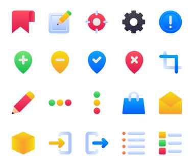 Kullanıcı arayüzü için renk simgeleri ayarlandı.