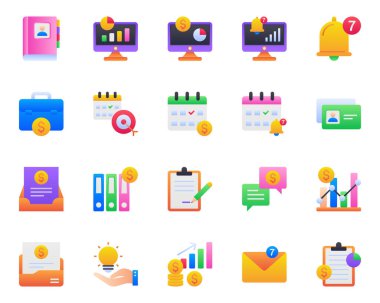 İş için renk simgeleri ayarlandı