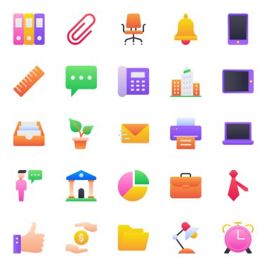 İş ve ofis için renk simgeleri belirlendi