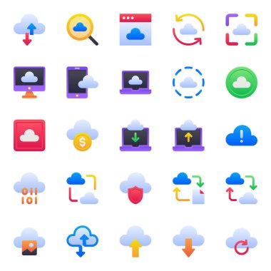 Bulut hesaplaması için renk simgeleri ayarlandı