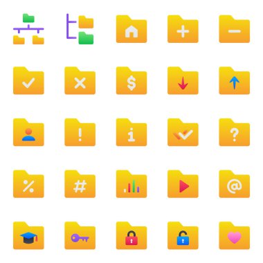 Dizin için renk simgeleri ayarlandı, kaydet