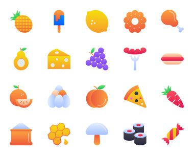 Gıda için renk simgeleri ayarlandı