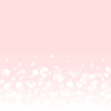 Düşen kalplerle Sevgililer Günü geçmişi. Vektör