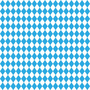 Kusursuz Bavyera rombik deseni, basit arka plan ve dokular. Vektör.