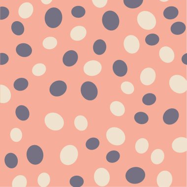 Soyut figürlerle kusursuz desen. Vektör .