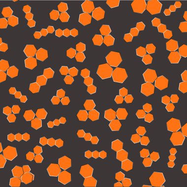 Soyut figürlerle kusursuz desen. Vektör .