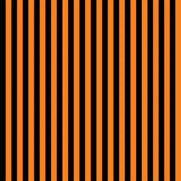 Fondo Halloween Rayas Sin Costuras Naranja Negro Vector — Archivo Imágenes Vectoriales