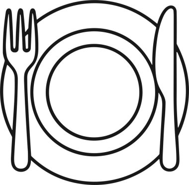 Simge plaka illüstrasyon vektörü