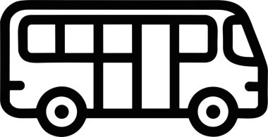 Simge minibus resimleme vektörü