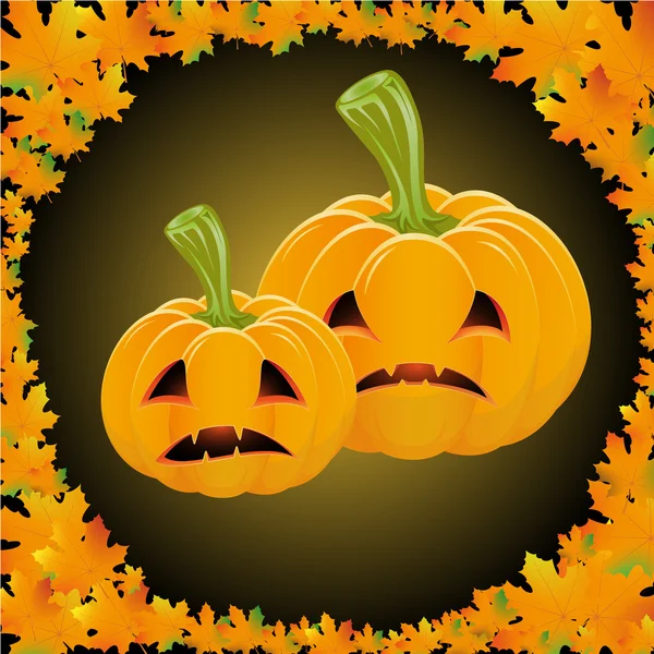 Citrouille pour Halloween — Image vectorielle