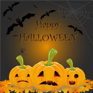 Mutlu Cadılar Bayramı Kartı