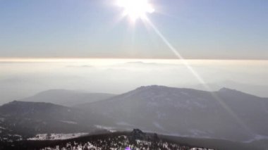 Kışın dağ Vadisi