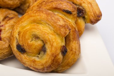 Ekmek yapım ürünleri beyaz bir arka plan