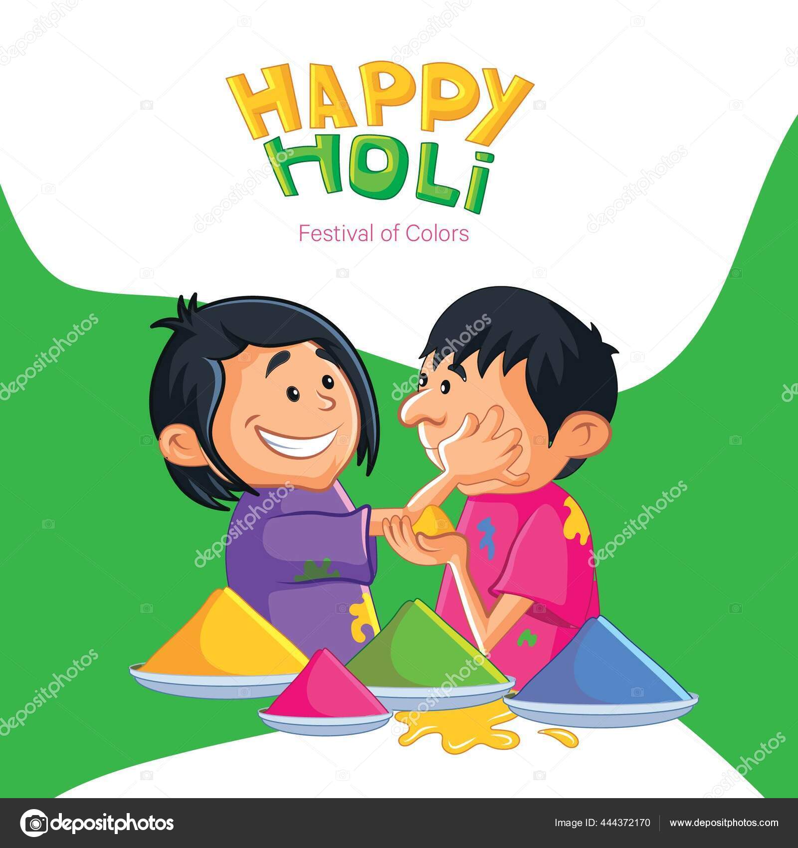 Happy Holi Banner Design Indian Boys Playing Holi Vector Cartoon Stock Vector Image by ©F1Digitals #444372170 Happy Holi Banner Design Indian Boys Playing Holi Vector Cartoon Stock Vector Image by ©F1Digitals #444372170