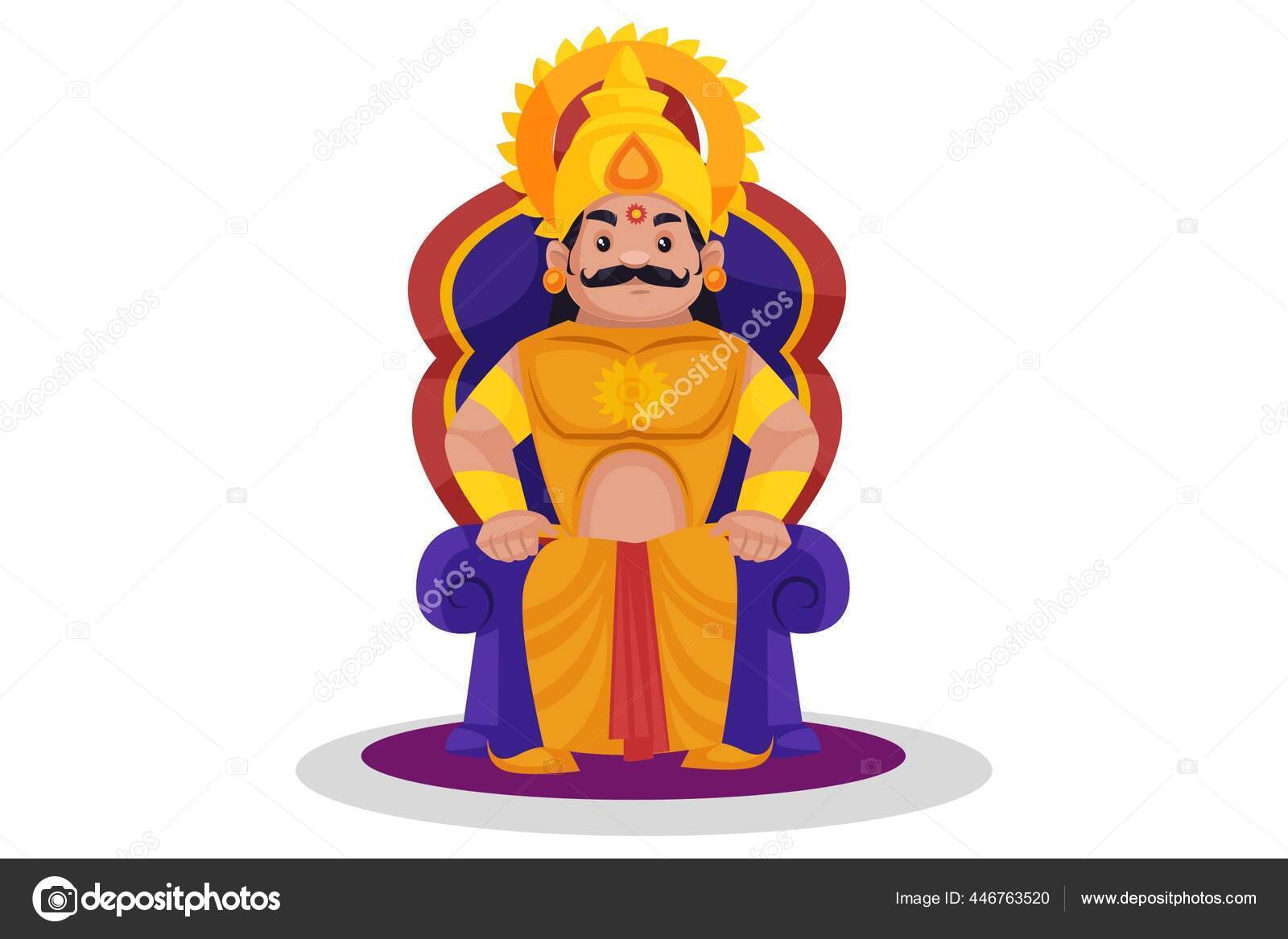 Как нарисовать человека сидящего на троне