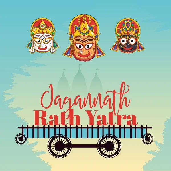 Premium Vector  Happy rath yatra indian festival banner design template
