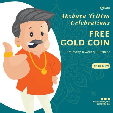 Akshaya Tritiya kutlamalarında her mücevher tasarımında bedava altın para.