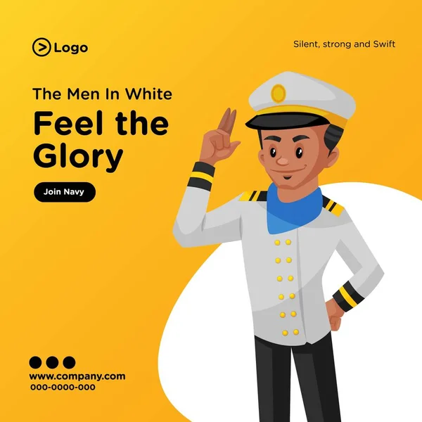 Conception Bannière Des Hommes Blanc Sentent Illustration Style Bande Dessinée — Image vectorielle
