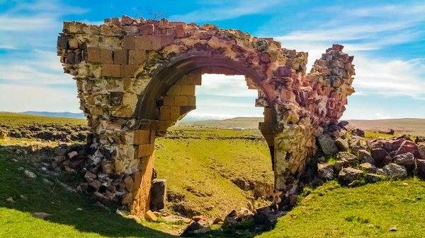 Ruïnes van de oude stad van Ani, stad van 1001 kerken, Turkije — Stockfoto