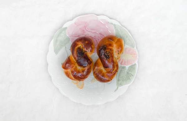 伝統的なトルコのお菓子 (Acma) — ストック写真