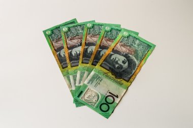 Avustralya para - beş yüz Aussie para birimi arka plan