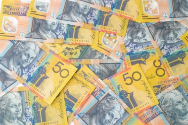 Avustralya para - Aussie para birimi arka plan
