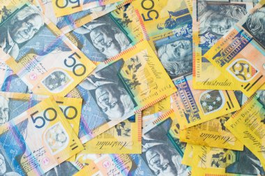 Avustralya para - Aussie para birimi arka plan