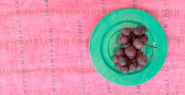 Vue du dessus des raisins frais — Photo