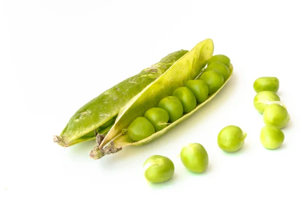 Peas Isolated on White Background — Stock Photo, Image