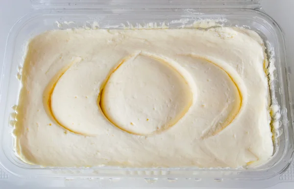 Vue du dessus du beurre — Photo