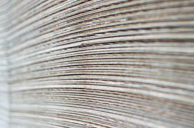 Karton bir yığın yan görünüm