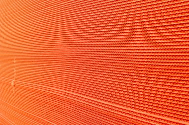 Yan görünüm karton oluklu