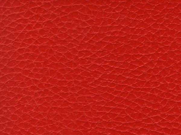 Texture in pelle rossa sintetica — Foto Stock