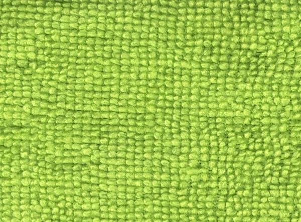 Zielony tkaniny syntetycznej z bliska — Zdjęcie stockowe