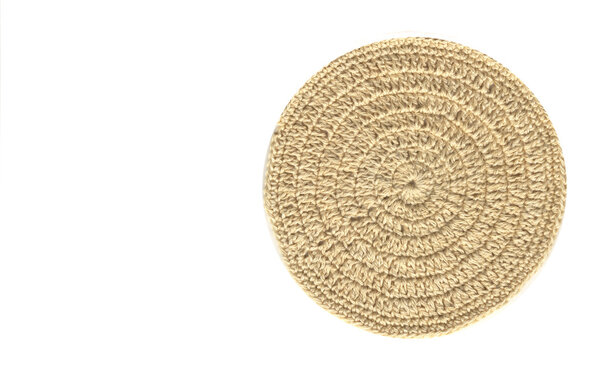 Handmade Crochet  Pattern Isolated on White